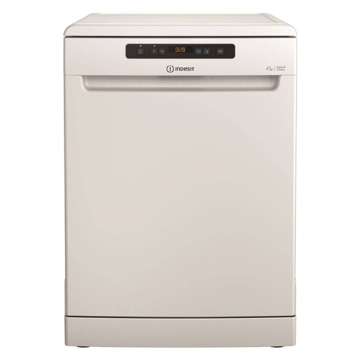 Lave-vaisselle pose libre Indesit IN2FC14BN70W – 14 couverts, programme Good Night, Blanc